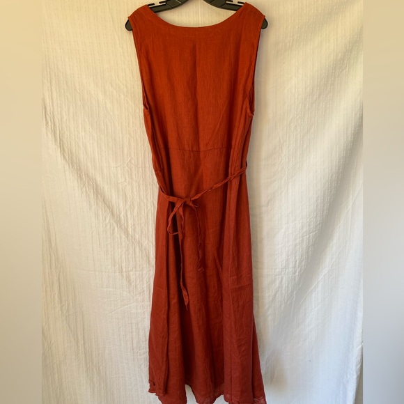 CP Shades REDWOOD Linen Madalena Maxi  Dress - Picture 1 of 12